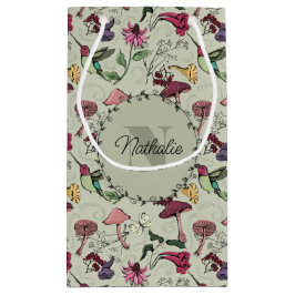 Sage Grönt Vår Garden Hummingbird Blommigt