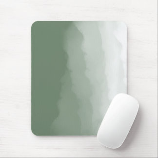 Sage Grönt Watercolor Ombre (grönt/vit) Musmatta