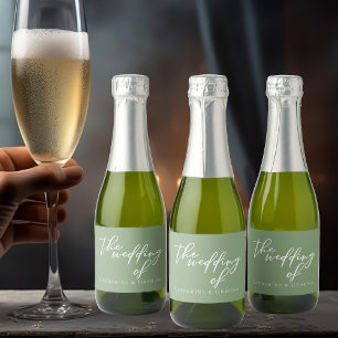 Sage Grönt White Personlig Bröllop Mini