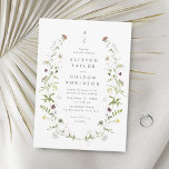 Sage Grönt WildblommRustic Boho Bröllop monogram Inbjudningar<br><div class="desc">Elegant delikat vattenfärgsutandning av vildblomma ramar din händelseinformation,  med ett par monogram högst upp. Pastellpaletter av mjuk gult,  benvit,  sage grönt,  dammig ro,   rosa,  burgundi och botaniskt grönt,  enkelt och romantiskt. Bröllopapporter av Underbar blommigt för det moderna ryska bröllop,  trädgårdsbröllopet i land och boho bröllop i vår och sommar.</div>