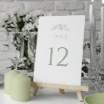 Sage Grönt Wldblomma Bröllop Bordsnummer<br><div class="desc">Förbättra din mottagningsdekoration med våra Bordsnummer i Sage Grönt Wldblomma Bröllop. Dessa siffror,  som är förankrade med delikerade vilda blommor,  gör att du får en något sofistikerad sittställning. Följ dina gäster utan problem genom eleganten firande.</div>