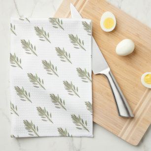 Sage herb botaniska växten greenery Kitchen Kökshandduk