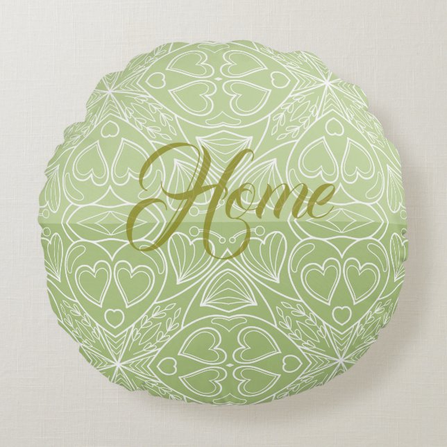 Sage Home Script  – Anouke Loom Rund Kudde (Framsidan)