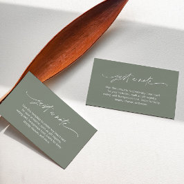 SAGE Just a Note Enclosure Card Bohemian Tilläggskort