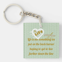 Sage Life Acrylic Keychain av Poet Adiela Akoo