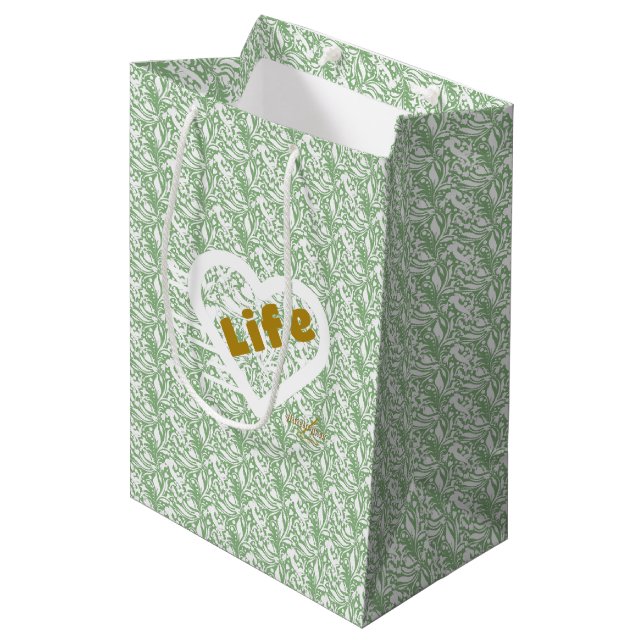 Sage Life Gift Bag av Adiela Akoo - medium (Framsidan Vinklad)