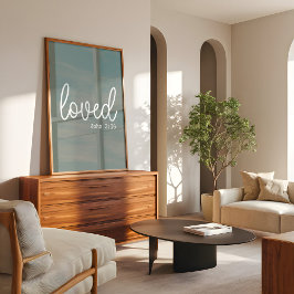 Sage Love Faith Citat minimalist Poster