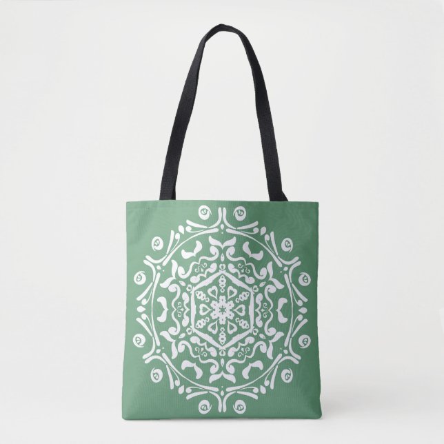 Sage Mandala Tygkasse (Framsida)