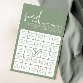 Sage Minimalist Möhippa Guest Bingo-spel