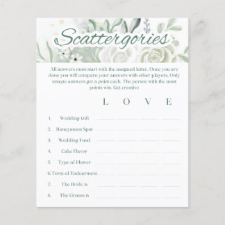 Sage Möhippa Game - Scattergories