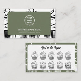 Sage Muffinss Bakery Coffee Shop Reward Point Lojalitetskort