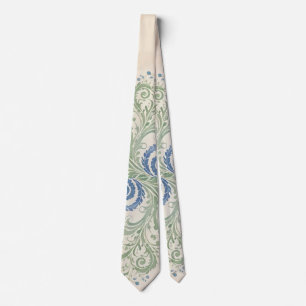 Sage och Blue Organic Leafy Paisley Swirls Slips