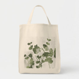 Sage Olivgrön Målerisk Botanisk Minimalistisk Tygkasse