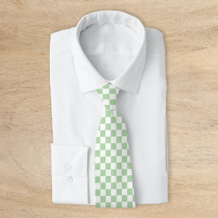 Sage Retro Checkerboard Slips