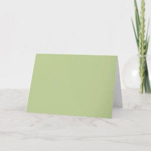 Sage Solid Färg Kort