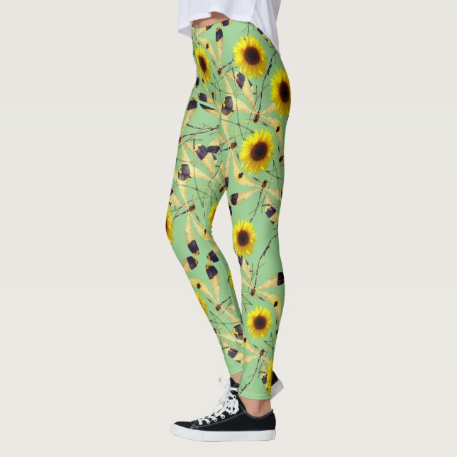 Sage Solros Dragenfly Leggings (Vänster)