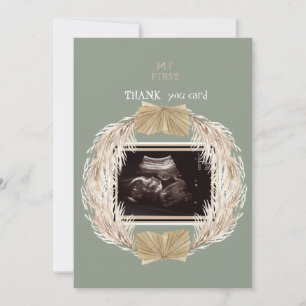 Sage Ultrasound Photo Tack Baby Point of View Kort