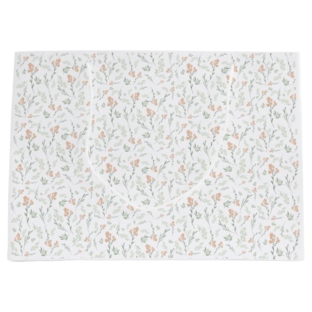 Sage Watercolor Wildflower Floral (Framsidan)