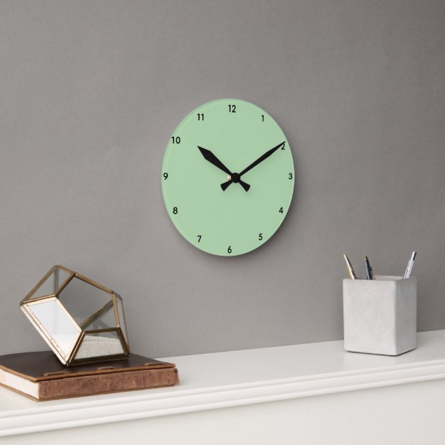 Sage Whisper   Rund Klocka (Kontor)