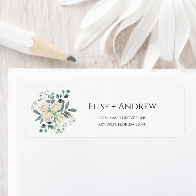 Sage & White Return-adressetikett Returadress Etikett (Insitu)