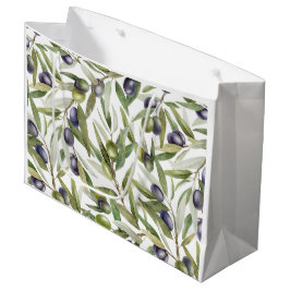 Sagegrön akvarell fransk lantlig oliv