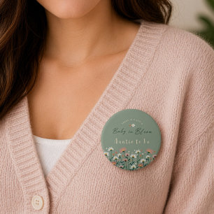Sagegrön baby i knopp baby shower tant till att bl knapp