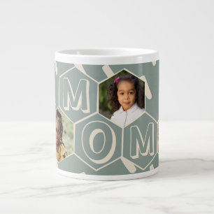 Sagegrön Hexagon Modern MAMMA-present Jumbo Mugg