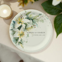Sagegrön Liljedal Elegant Blommig Bröllop
