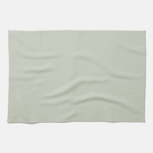 Sagegrön Minimalistisk Köksdekor Kökshandduk (Horisontell)