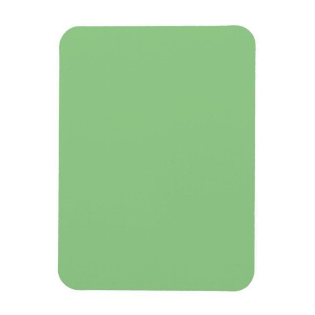 Sagegrön minimalistisk lugn dekoration magnet (Vertikal)