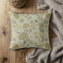 Sagegrön Oliv Guld Grå Modern Bondgårdsstil Blommi