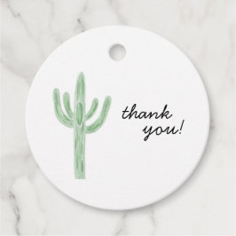 Sagegrön Saguaro-kaktus Bröllopsdusch Gåvor Etiketter