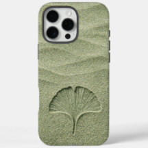 Sagegrön sand Ginkgo-blad Zen