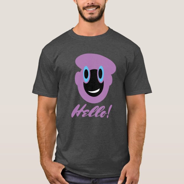 Säger hej t shirt (Framsida)