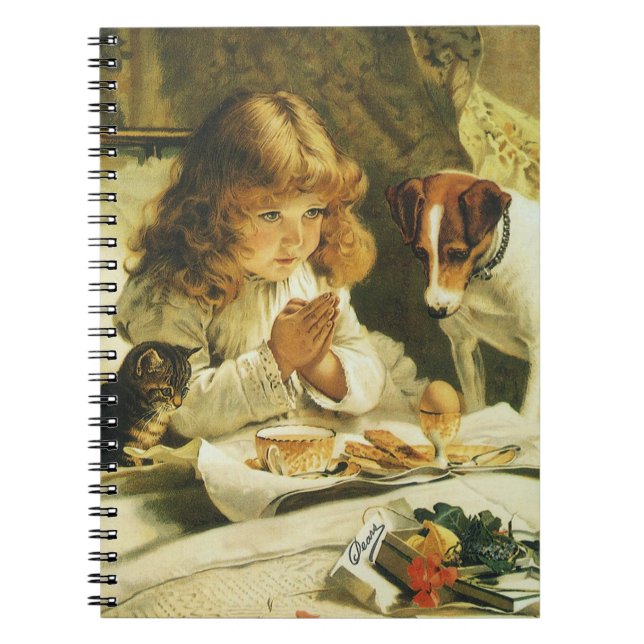 Säger våra böner, Suspense Charles Burton Barber Anteckningsbok Med Spiral (Framsidan)