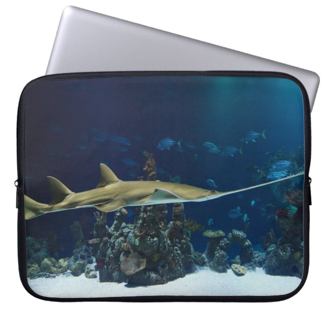 Sågfish med slående utseende laptop fodral (Framsidan)