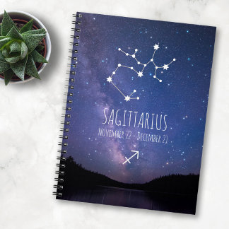Saggitarius | Personlig Zodiac Constellation Anteckningsbok