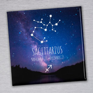 Saggitarius Personlig Zodiac Constellation Magnet
