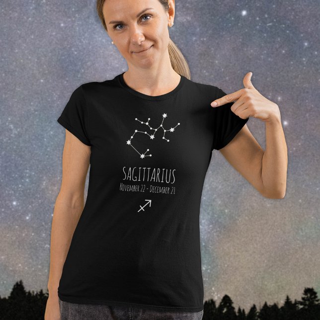Saggitarius | Personlig Zodiac Constellation T Shirt (Skapare uppladdad)