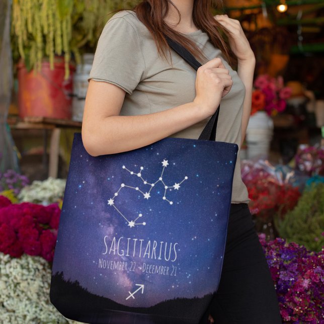 Saggitarius | Personlig Zodiac Constellation Tygkasse (Skapare uppladdad)