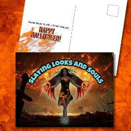 Säggutseende och Souls Halloween Helg Vykort