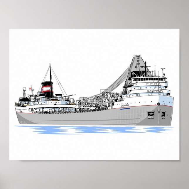 Saginaw Algoma Poster (Framsidan)