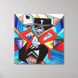 Saginaw Grant Cubism Picasso Inspired Painting Canvastryck