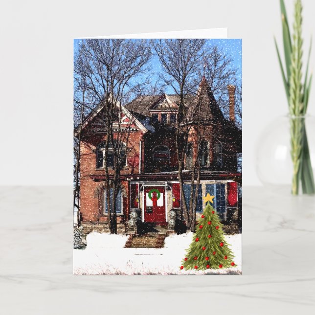 Saginaw julkort helgkort (Framsida)