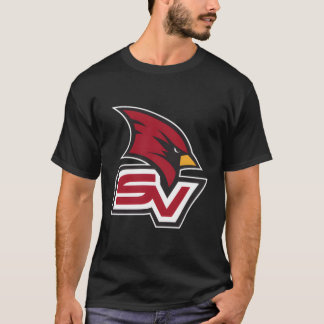 Saginaw Valley State Cardinals Lämnat Chest Icon T Shirt