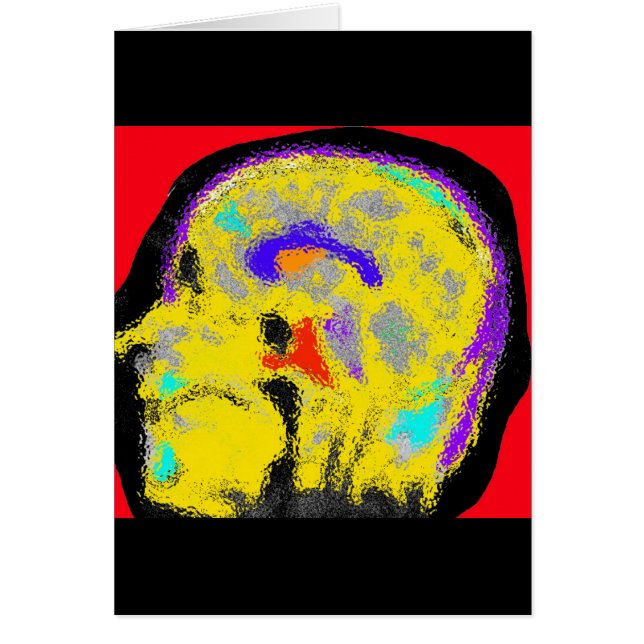 sagital MRI Hälsningskort (Framsidan)