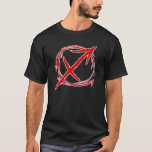 Sagitarius cirklar T-tröja T-shirt