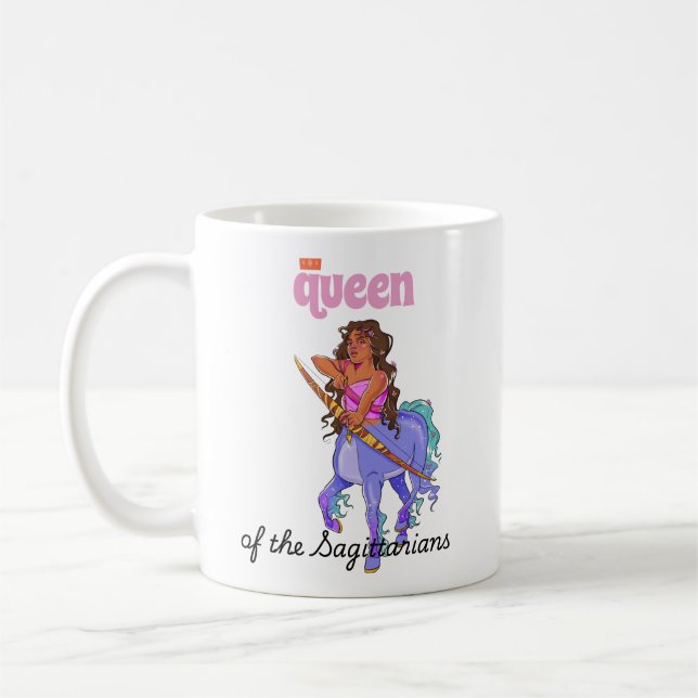 Sagittarianernas drottning kaffemugg (Vänster)