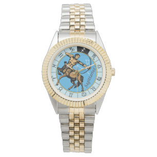 sagittariskt astrologiskt zodiaktecken armbandsur