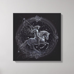 Sagittarius-22-21-december-Kanvastrycket Canvastryck